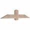 Ekena Millwork Eugene Smooth Timber Gable Bracket, Douglas Fir, 60"W x 12"H x 3 1/2"D x 5 1/2"F, 5/12 Pitch GBW060X12X0406EUG00SDF - alternate 5